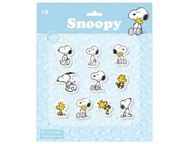 Safta Set de 10 Gomas de Borrar Snoopy