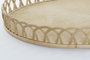 DKD Home Decor Set de Centro de Mesa de 3 Piezas de Bambú Marrón Natural 58x58x9 cm