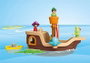 Playmobil Junior 71769 Barco Pirata de Peter Pan Disney con funciones de rociado