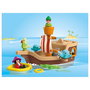 PLAYMOBIL 71769 Junior & Disney - Peter Pan Piratenschiff mit Wasserspritzspaß, Piratenschiff con efecto agua, juguete de construcción para niños a partir de 1 año