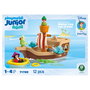 PLAYMOBIL 71769 Junior & Disney - Peter Pan Piratenschiff mit Wasserspritzspaß, Piratenschiff con efecto agua, juguete de construcción para niños a partir de 1 año
