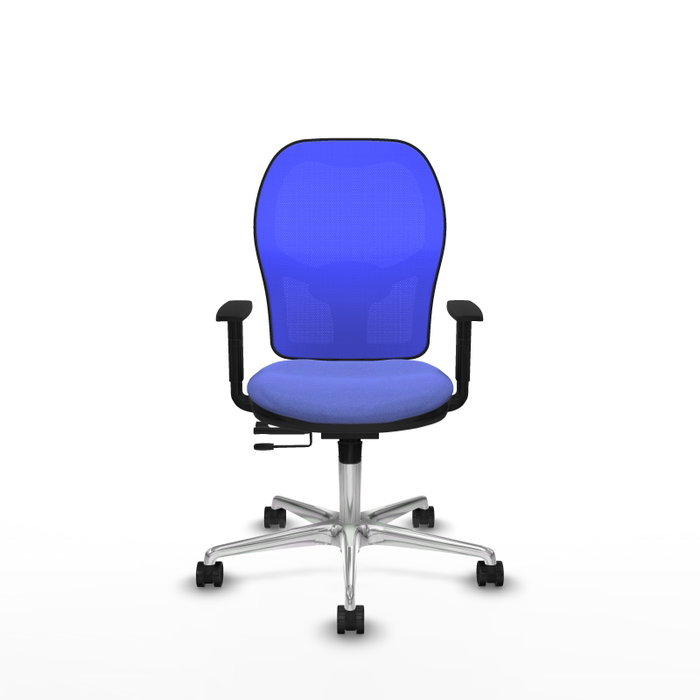 PIQUERAS Y CRESPO Silla de oficina Jorquera con mecanismo Sincro/Traslack Azul PIQUERAS Y CRESPO Silla de oficina Jorquera con mecanismo Sincro/Traslack Azul
