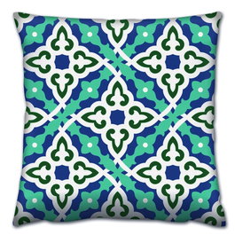Aberto Design Cojín A14656 Lujoso de Algodón y Poliéster 43 x 43 cm para Hogar