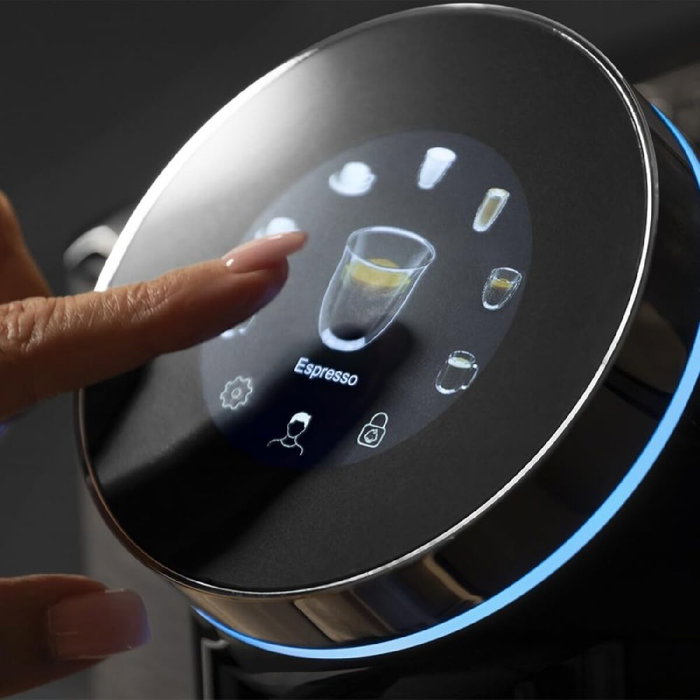 Cecotec Cafetera Superautomática Cremmaet Spin 1450 W 19 bares Pantalla táctil Negro