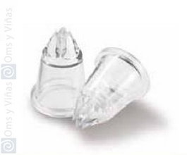 Cornet policarbonato 5 puntas 9 mm (2 uds)