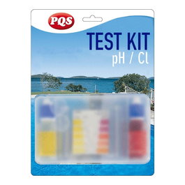 PQS Test Kit para Piscinas - Analizador de pH y Cloro Total, 2 Cámaras + Reactivos