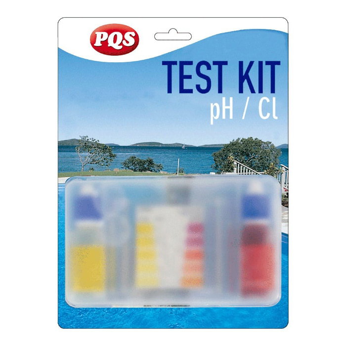 PQS Test Kit para Piscinas - Analizador de pH y Cloro Total, 2 Cámaras + Reactivos PQS Test Kit para Piscinas - Analizador de pH y Cloro Total, 2 Cámaras + Reactivos