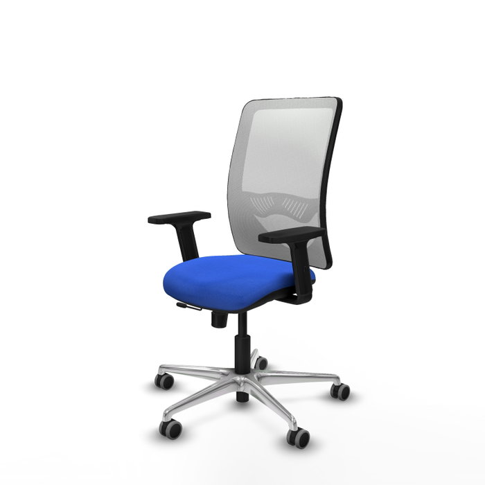PIQUERAS Y CRESPO Silla de oficina Zulema Azul con mecanismo Sincro/Traslack