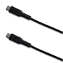 Celly USBCUSBCBK - Cable USB C a USB C 1 m, USB 3.2 Gen 1 (3.1 Gen 1), 60W, Negro - Compatible con Huawei P40, Xiaomi Redmi