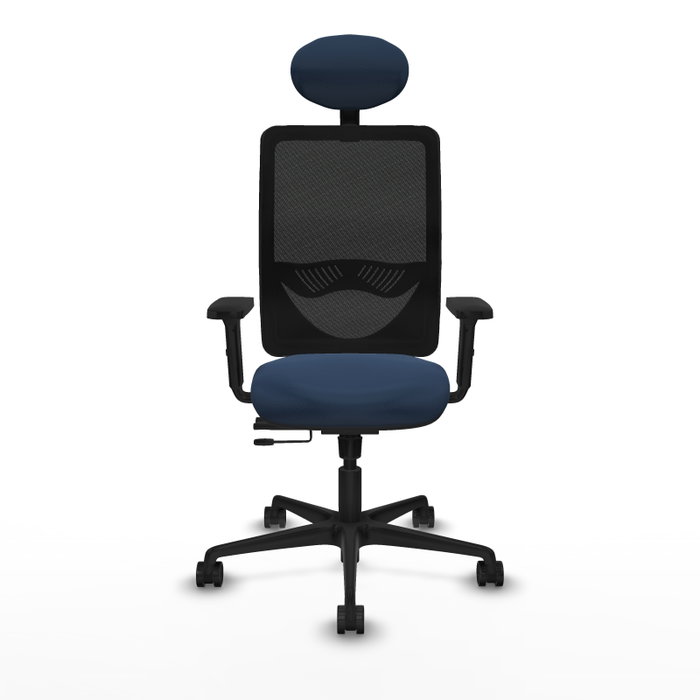 PIQUERAS Y CRESPO Silla de oficina Zulema con mecanismo Sincro/Traslack, Azul marino y Negro PIQUERAS Y CRESPO Silla de oficina Zulema con mecanismo Sincro/Traslack, Azul marino y Negro