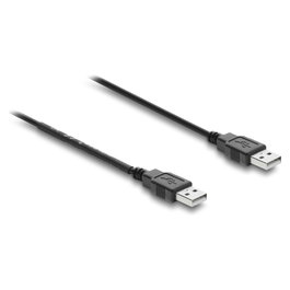 DeLOCK Cable de alimentación USB Tipo-A con interruptor de 1,5 m
