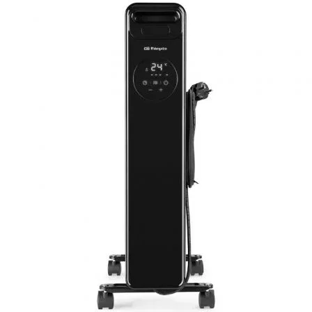 Orbegozo Radiador de Aceite RAD 2510 Digital, 2500W, 9 Elementos, 3 Potencias (1000/1500/2500W), Control Táctil y Mando a Distancia