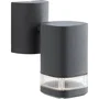 Brilliant Aplique de exterior negro GU10 Max 18W