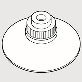 MOSS Ventosa M-4 PVC Transparente