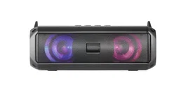 Mars Gaming MSB-XT Altavoz Bluetooth 2en1 Portátil y Barra de Sonido 20W RGB Autonomía 8h Radio FM USB AUX TF Negro