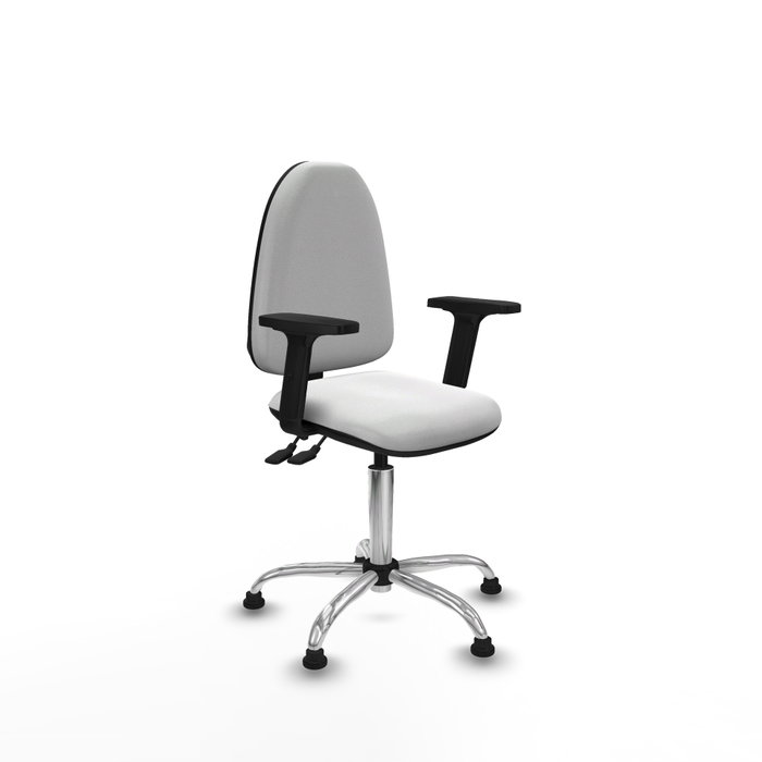 PIQUERAS Y CRESPO Silla de oficina Aýna Blanca con Brazos 2D PIQUERAS Y CRESPO Silla de oficina Aýna Blanca con Brazos 2D