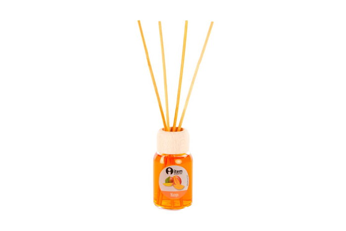 DKD Home Decor Ambientador Mikado Cristal Mango 6 unidades