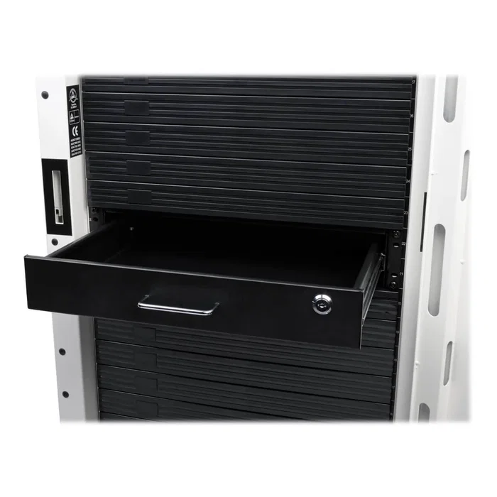 Tripp Lite SRDRAWER2U Cajón para Rack 2U con Cerradura, Almacenamiento Montaje en Rack, Acero, Negro