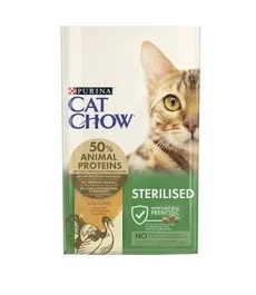 Purina Cat Chow Feline Sterilised Pavo Pienso para Gatos Adultos Esterilizados, 15 kg