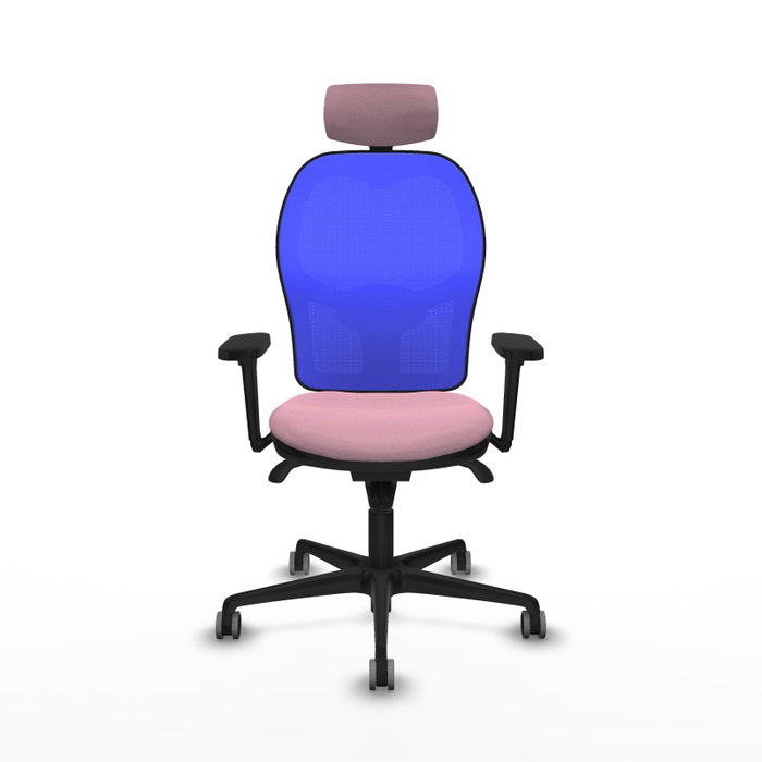 PIQUERAS Y CRESPO Silla de oficina Jorquera Rosa y Azul PIQUERAS Y CRESPO Silla de oficina Jorquera Rosa y Azul