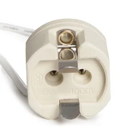 Portalámparas Cerámico G12 Cable 160mm 180°C