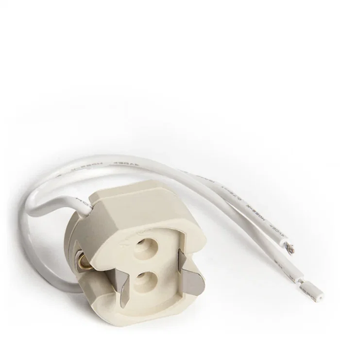 Portalámparas Cerámico G12 Cable 160mm 180°C