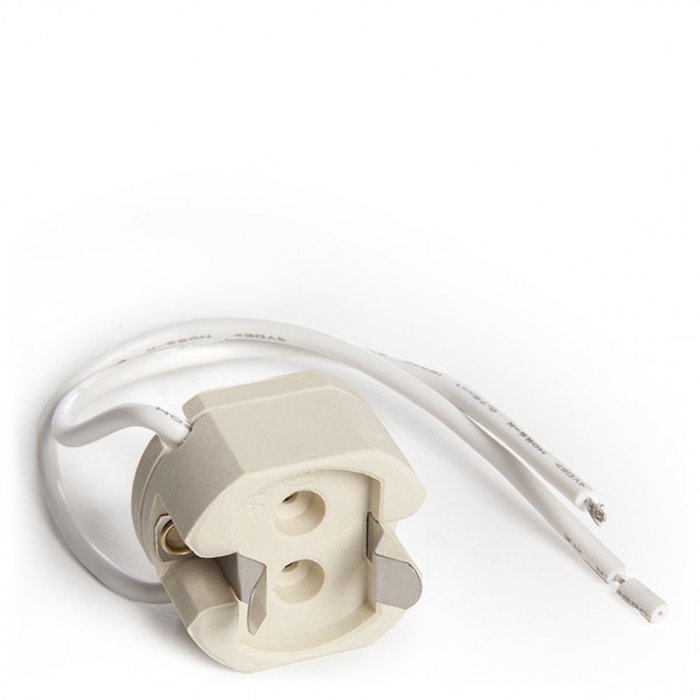 Portalámparas Cerámico G12 con Cable 160mm 180°C
