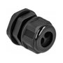 DeLOCK Prensaestopas PG16 para dos cables redondos, Negro, 2 piezas
