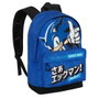 Sonic The Hedgehog Mochila Urbana Ligera HS FAN 2.0 On the Run Sonic The Hedgehog Azul con Correas Acolchadas, Bolsillo Dispositivos y Cinta Adaptable a Trolley