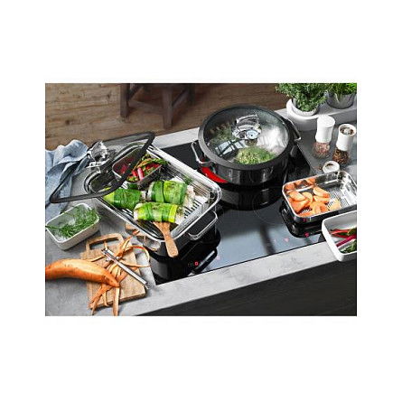 WMF 1741026040 Vaporera Compacta Aroma con Junta de Silicona, Acero Inoxidable y Vidrio, Apta para Lavavajillas WMF 1741026040 Vaporera Compacta Aroma con Junta de Silicona, Acero Inoxidable y Vidrio, Apta para Lavavajillas