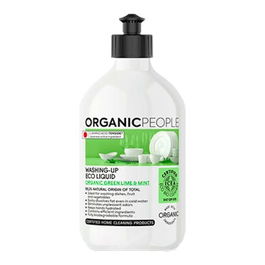 ORGANIC PEOPLE Lavavajillas Green Lime-Mint Líquido 500ml Eco Biodegradable