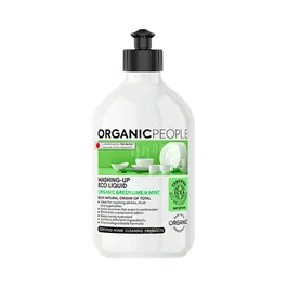 ORGANIC PEOPLE Lavavajillas Green Lime-Mint Líquido 500ml Eco Biodegradable