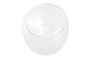 DKD Home Decor Taza Doble Pared Transparente Cristal Borosilicato 250ml Set de 2 Piezas 8.3 x 8.3 x 8.9 cm