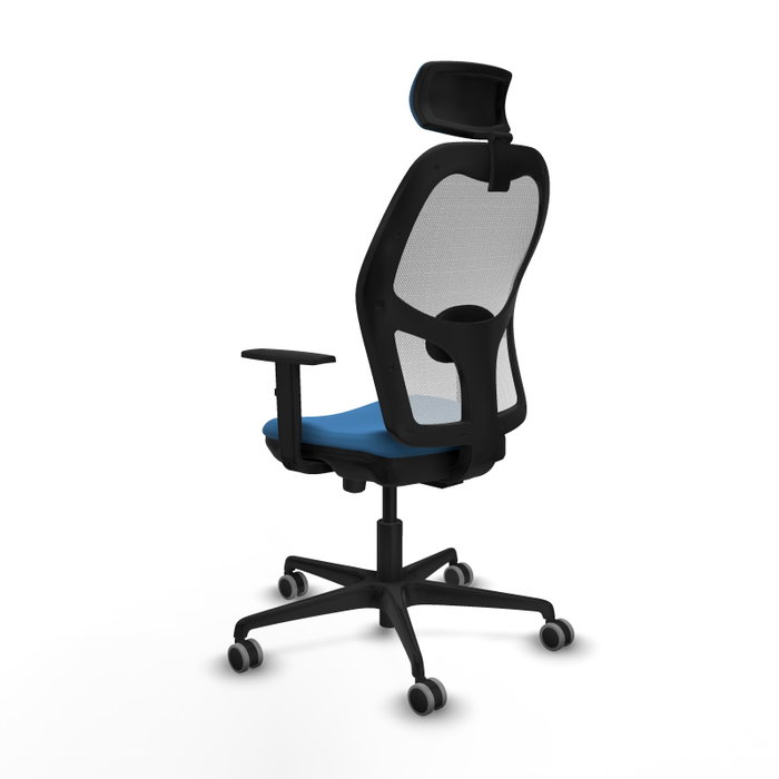 PIQUERAS Y CRESPO Silla de oficina Jorquera Azul claro y Blanco