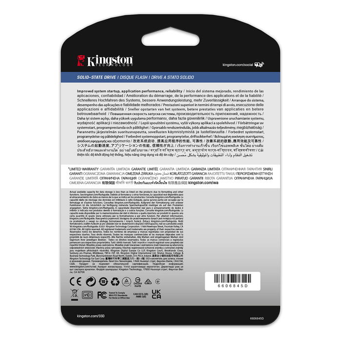 Kingston DC600M 3.84TB Unidad de Estado Sólido (SSD) Enterprise SATA 2.5 pulgadas