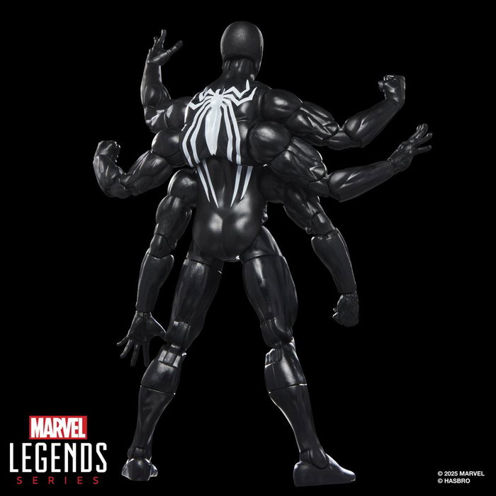 Hasbro Marvel Legends Series Dark Avengers Spider-Man (Ai Apaec) Figura de Acción Articulada de 15 cm con Accesorios y Pieza Build-A-Figure