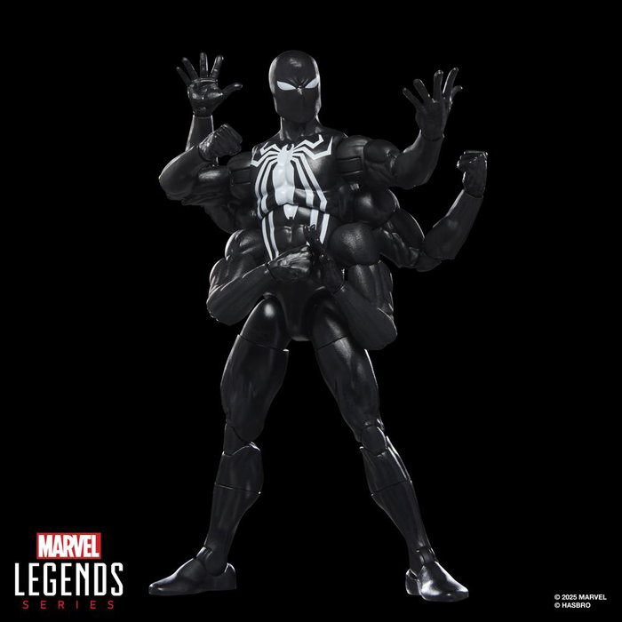 Hasbro Marvel Legends Series Dark Avengers Spider-Man (Ai Apaec) Figura de Acción Articulada de 15 cm con Accesorios y Pieza Build-A-Figure