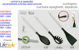 LIFESTYLE MAROÑO Cucharón de acero inoxidable y nylon 2083