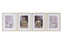 DKD Home Decor Cuadro Buda Enmarcado Dorado Surtido de 4 Unidades
