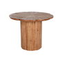 DKD Home Decor Mesa Redonda de Comedor en Madera Natural 100x77 cm