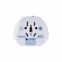 Travel Blue Adaptador de entrada múltiple mundial a salida clavija Reino Unido TB-904 azul