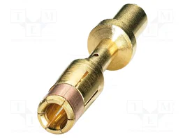 PHOENIX CONTACT Contacto hembra industrial dorado de CuZn
