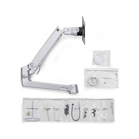 Ergotron Verlängerungs-satz für LX Monitor Arm, Brazo de Montaje VESA 75/100, Extensión y Anillo, Blanco
