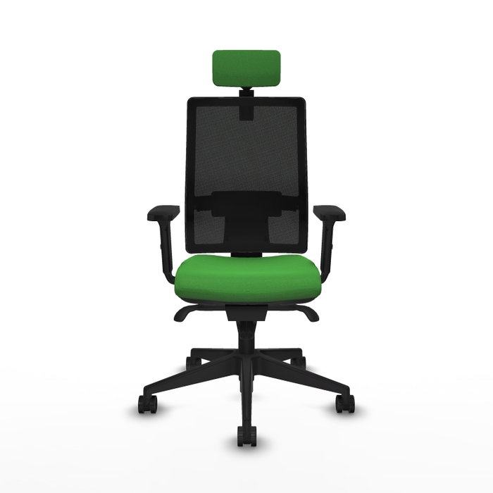 PIQUERAS Y CRESPO Silla de oficina Horna con mecanismo Sincro, Verde y Negro PIQUERAS Y CRESPO Silla de oficina Horna con mecanismo Sincro, Verde y Negro