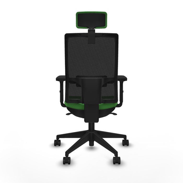 PIQUERAS Y CRESPO Silla de oficina Horna con mecanismo Sincro, Verde y Negro PIQUERAS Y CRESPO Silla de oficina Horna con mecanismo Sincro, Verde y Negro