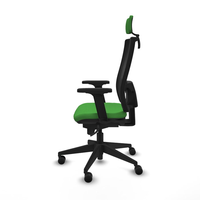 PIQUERAS Y CRESPO Silla de oficina Horna con mecanismo Sincro, Verde y Negro PIQUERAS Y CRESPO Silla de oficina Horna con mecanismo Sincro, Verde y Negro