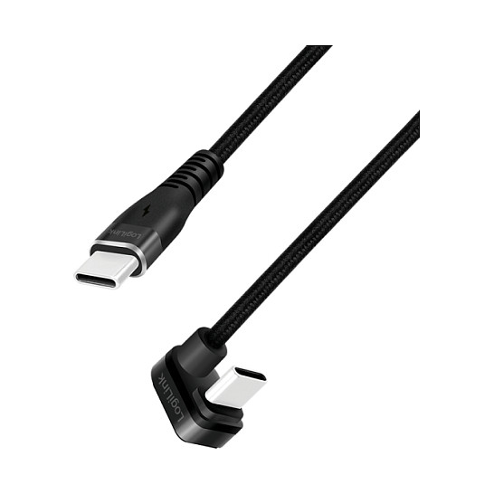 LogiLink Cable USB 2.0 Type-C a USB-C de 2m, 60W, Negro LogiLink Cable USB 2.0 Type-C a USB-C de 2m, 60W, Negro