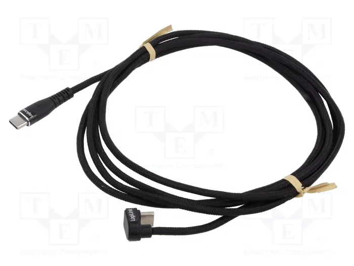 LogiLink Cable USB 2.0 Type-C a USB-C de 2m, 60W, Negro LogiLink Cable USB 2.0 Type-C a USB-C de 2m, 60W, Negro
