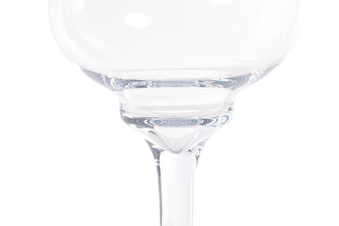 DKD Home Decor Portavela Cristal 18 x 40 x 18 cm (4 Unidades)