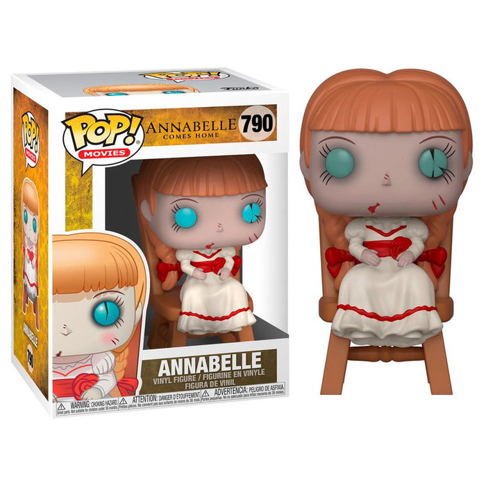 Funko Figura POP Annabelle in Chair Vinilo 9cm Caja Regalo con Ventana